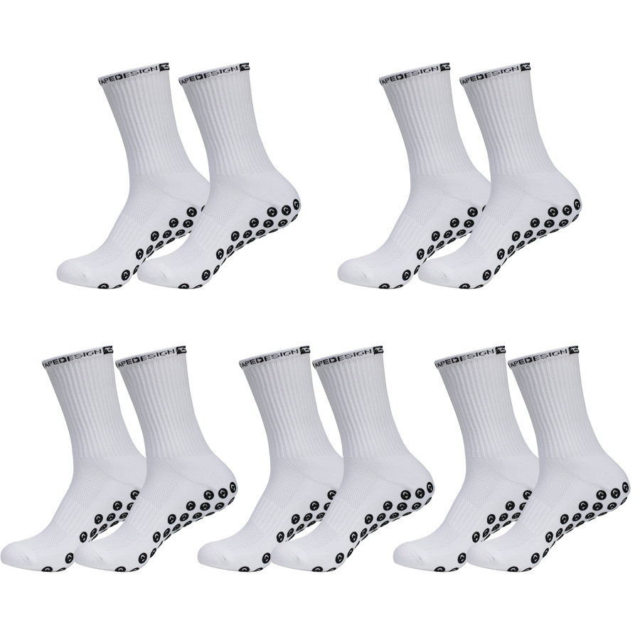 Sock Garter Men - 5 paar antislip voetbalsokken voor heren