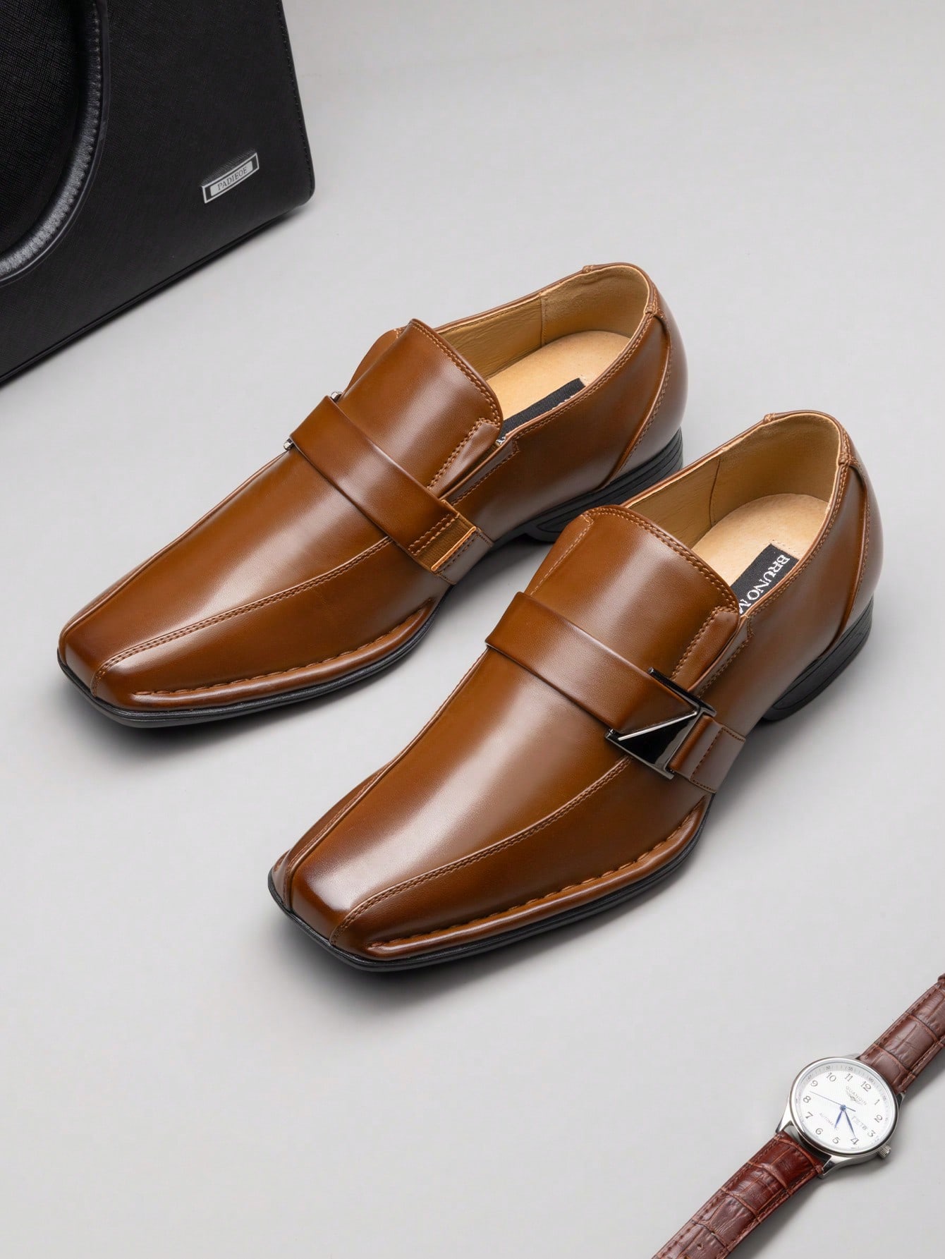 Formal Men Daily Wear Footwear - Leren loafers voor heren, met voering,