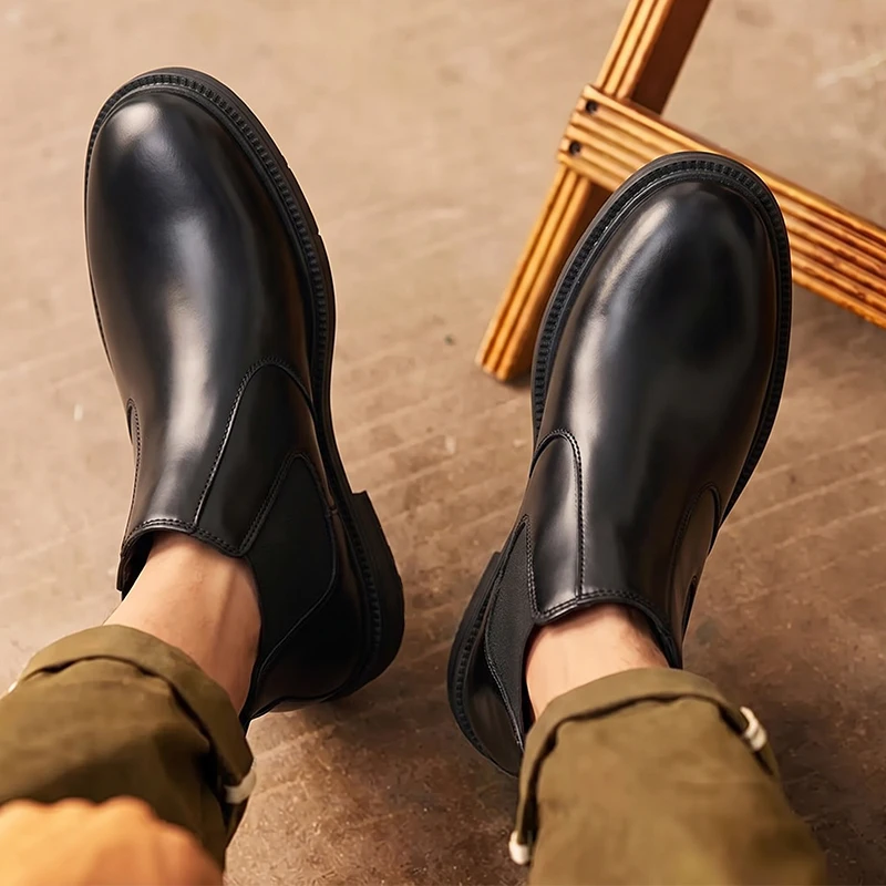 Heren Chelsea enkellaarzen van - Men Formal Wear With Boots recensie en prijs