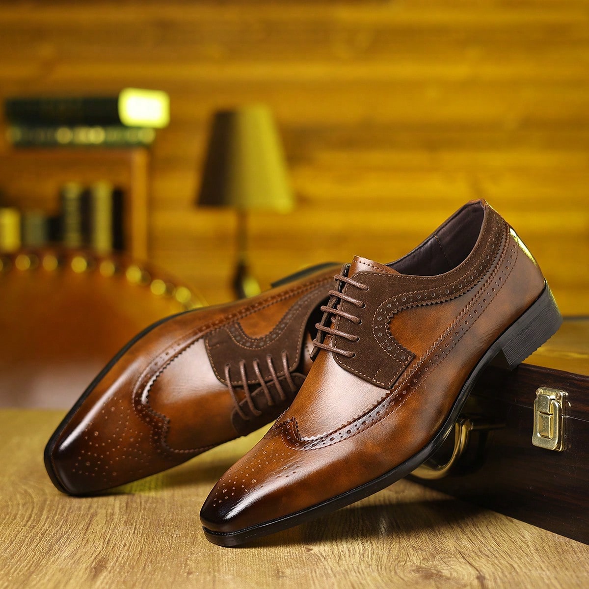 Wingtip Brogue veterschoenen v - Formal Men Daily Wear Footwear recensie en prijs