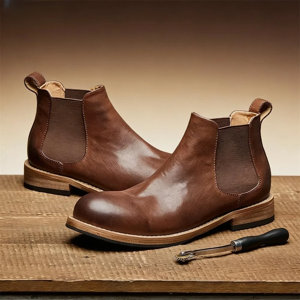 Heren Chelsea enkellaarzen met - Formal Men Daily Wear Footwear recensie en prijs