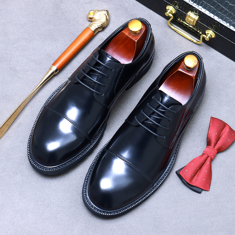 Heren Derby schoenen van paten - Formal Men Daily Wear Footwear recensie en prijs